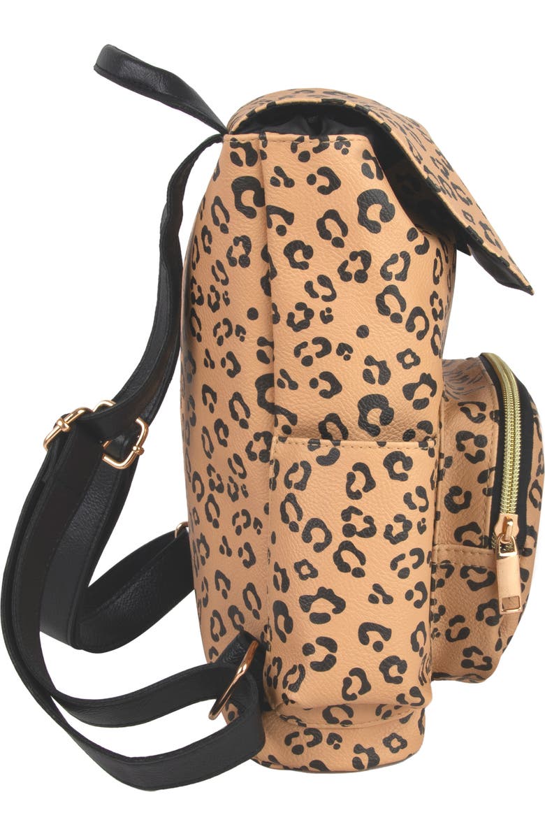 Jessica Simpson Kids' Leopard Print Mini Backpack, Alternate, color,