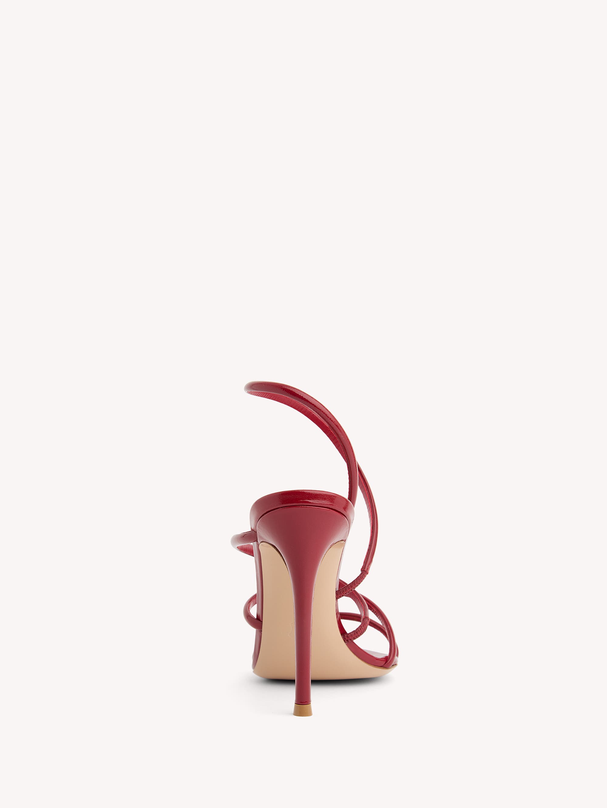 Gianvito Rossi Ettie Sandal, Alternate, color, Red Nappa