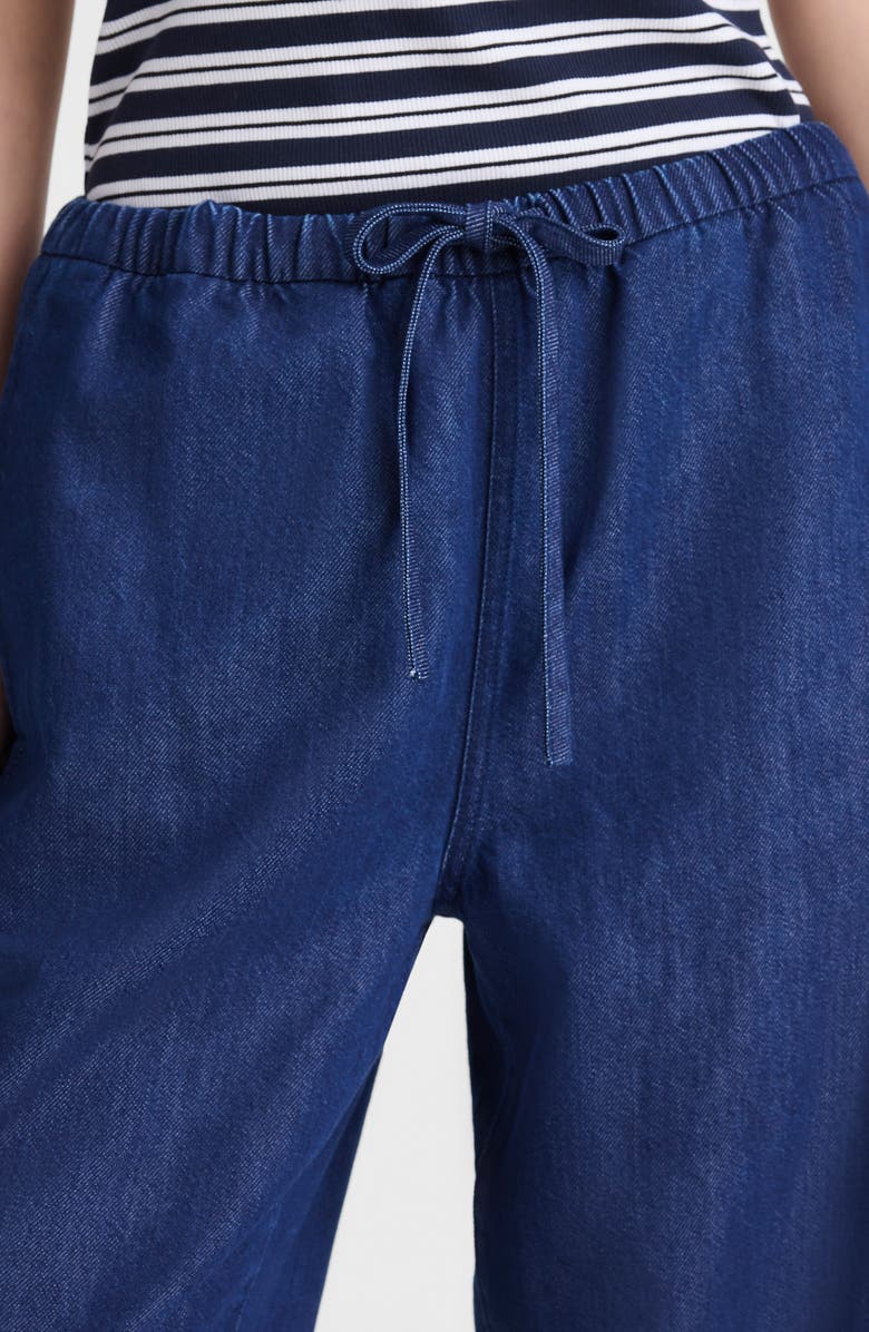 Madewell Airy Denim Pull-On Pants, Alternate, color, Nostalgic Blue