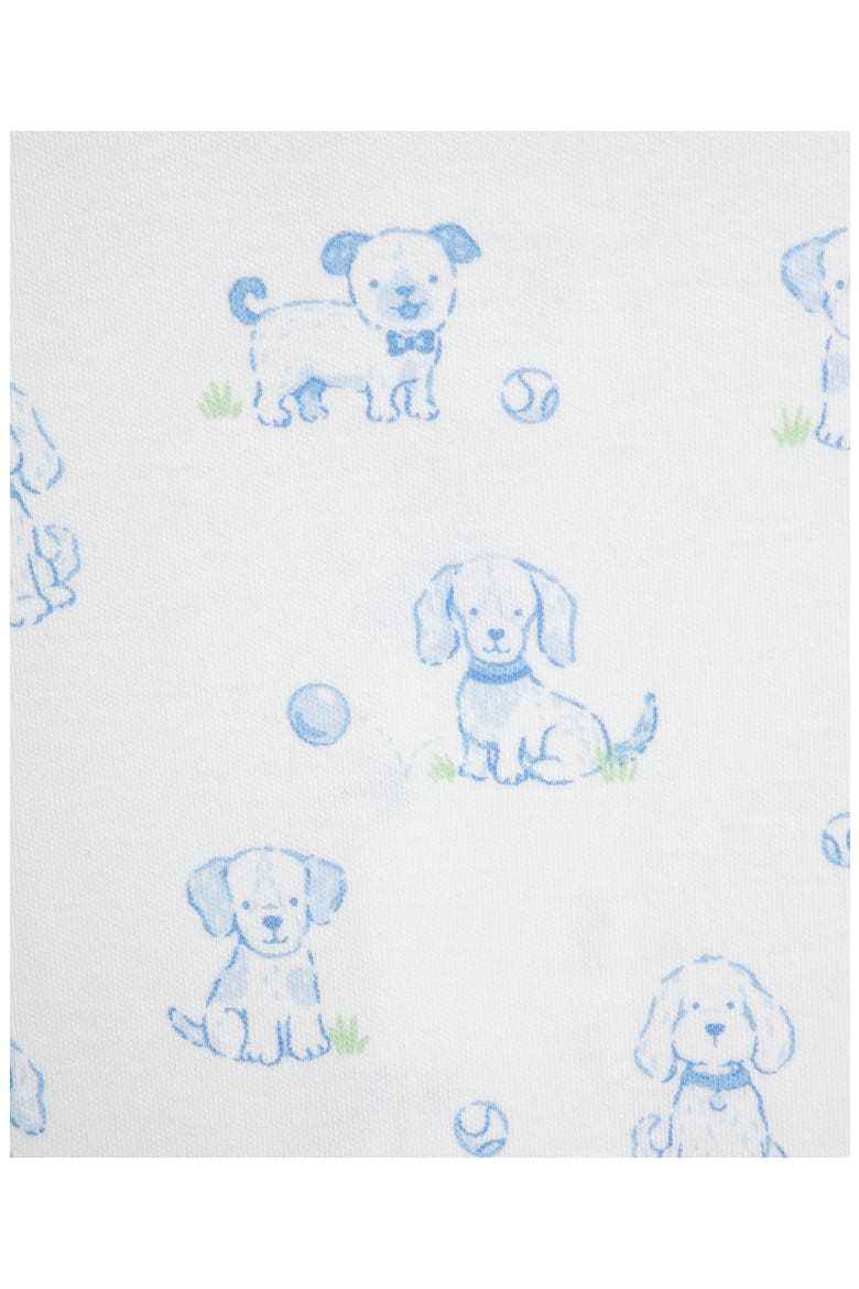 Playful Puppy 2-Pack Organic Cotton Footies, Alternate, color, BLUE