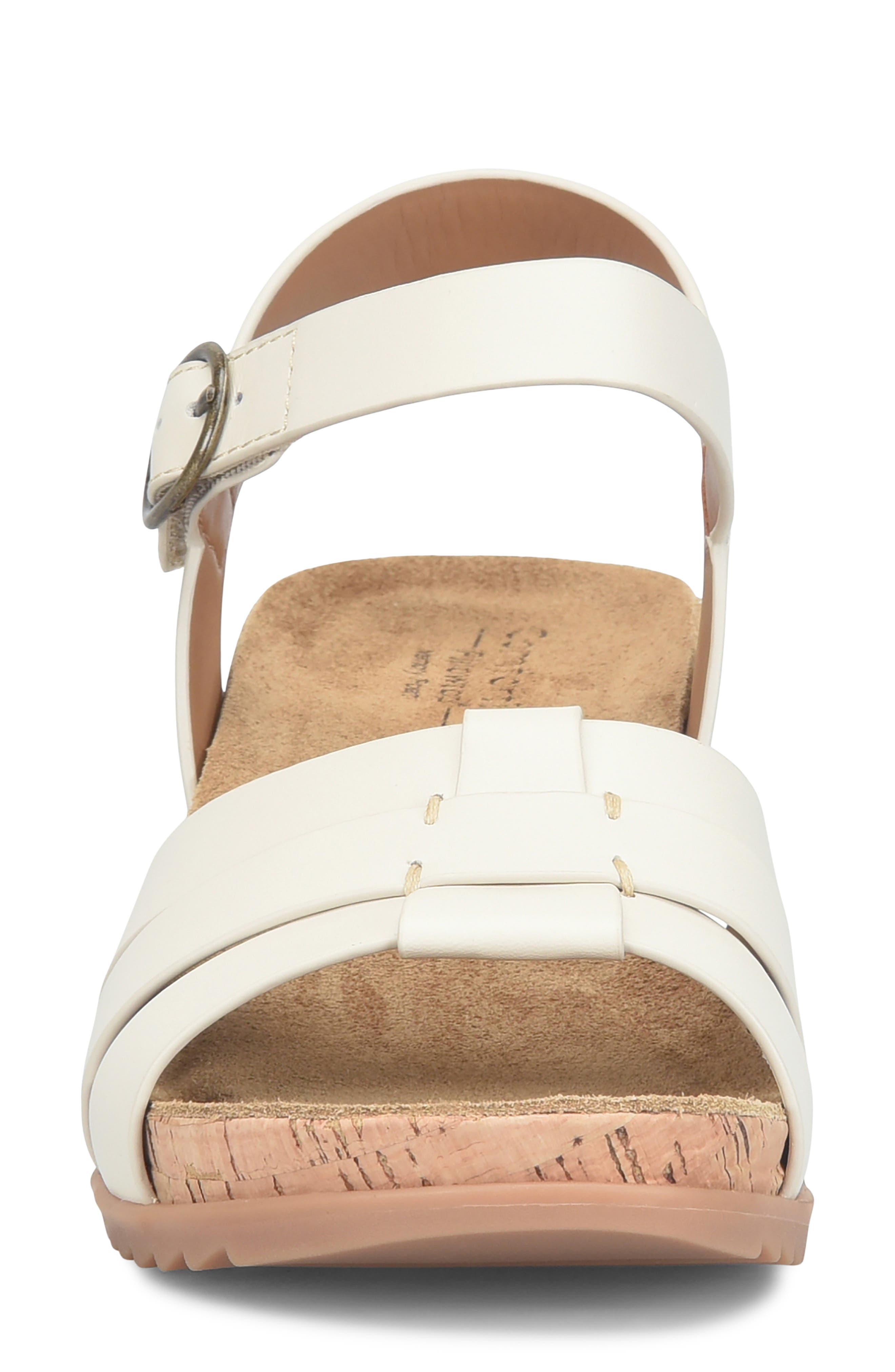 Comfortiva Taralyn Wedge Sandal, Alternate, color, Off White