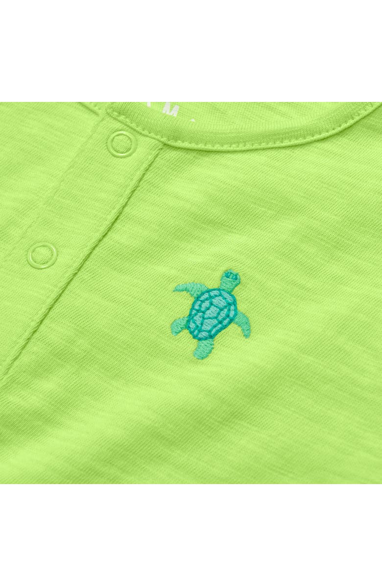 Primary Baby Henley Tank Set, Alternate, color, Lime Sea Turtles