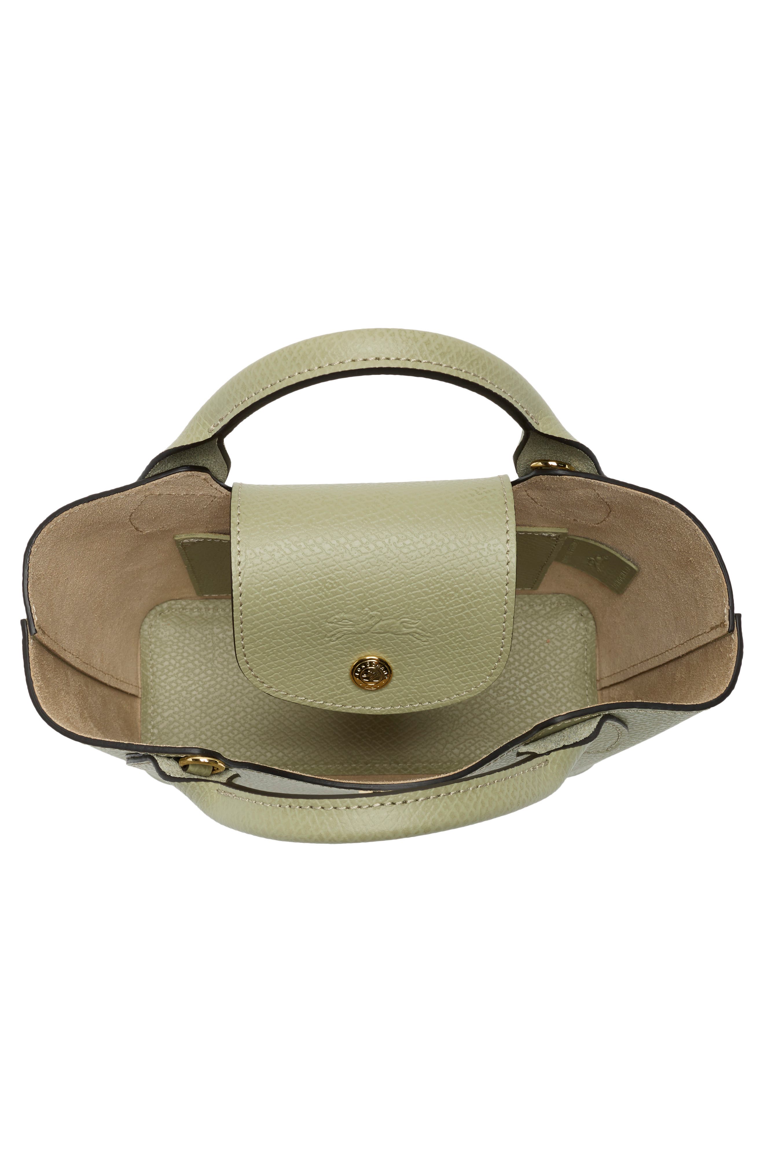 Longchamp Extra Small Épure Tote Bag, Alternate, color, Almond Green