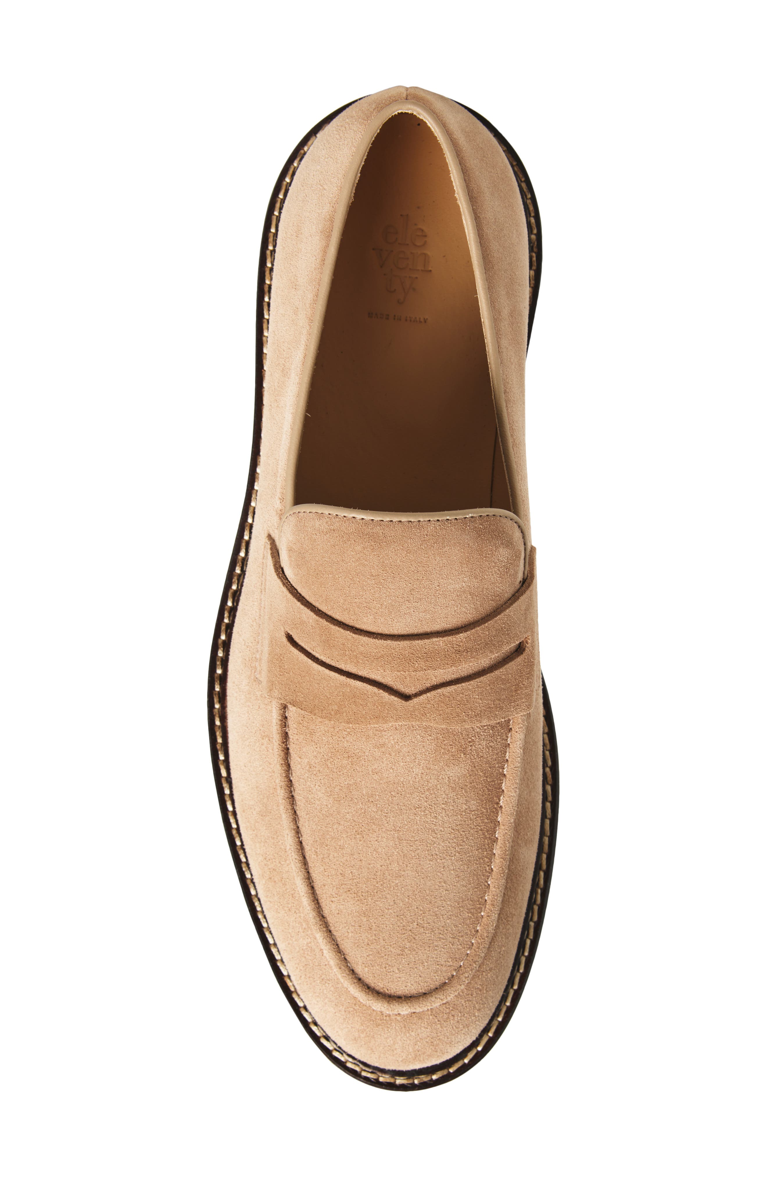 Eleventy Penny Loafer, Alternate, color, 04 Camel