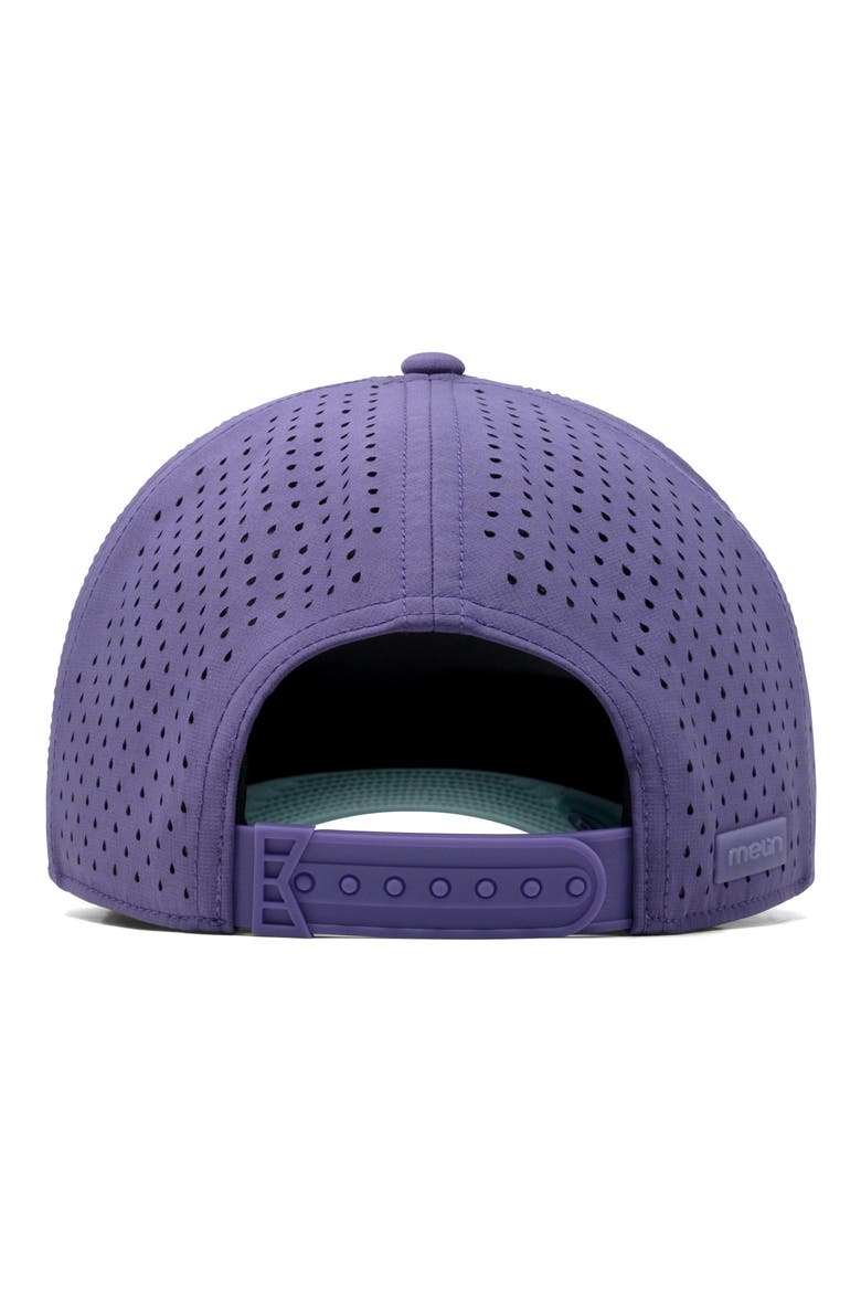 Odysea Rope Bulls Icon Hydro Performance Snapback Hat, Alternate, color, PURPLE HAZE