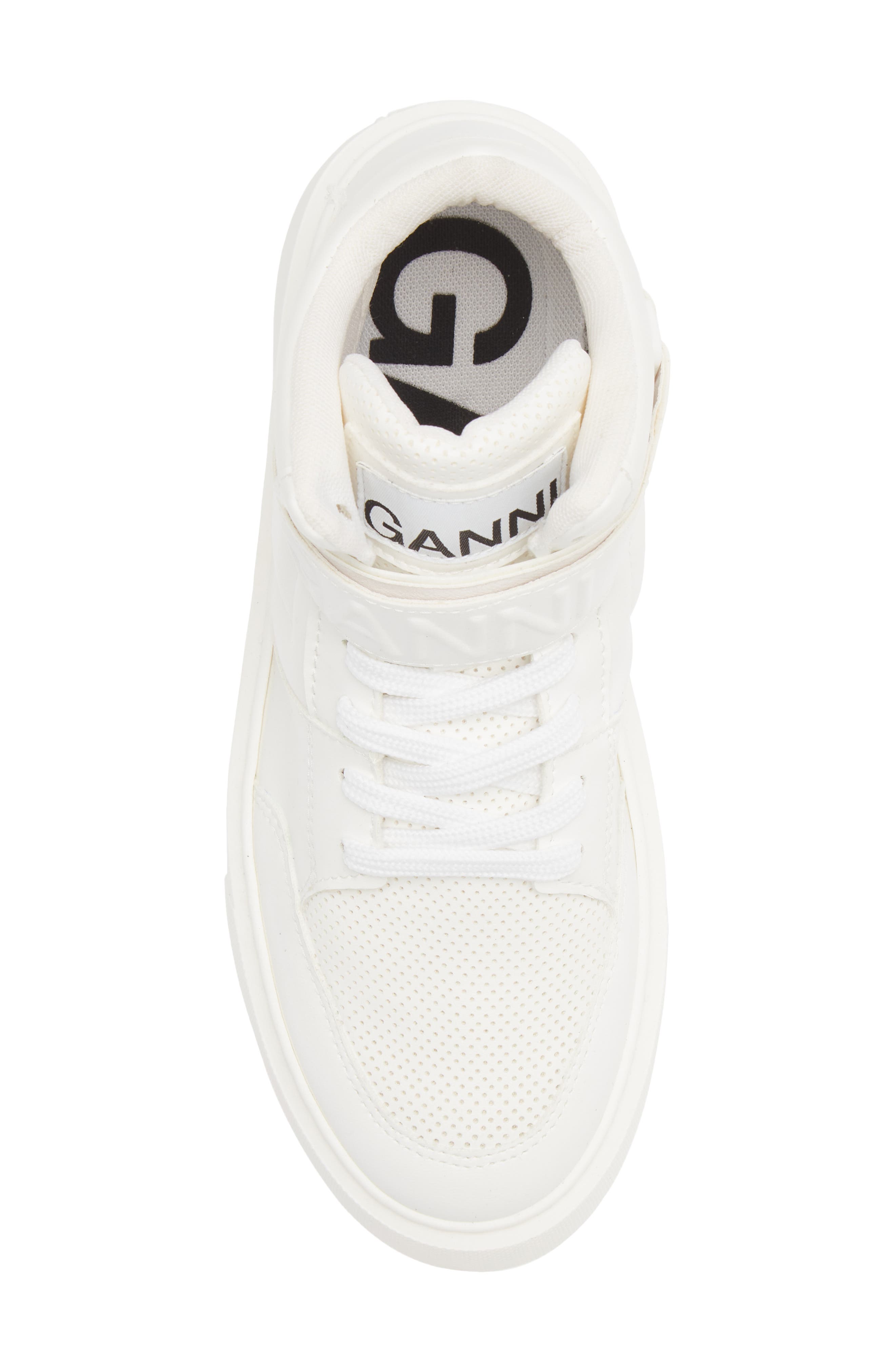 Ganni Sporty Mix High Top Sneaker, Alternate, color, 