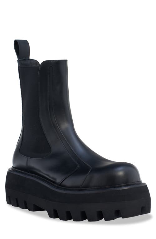 Alexander Mcqueen Leather Boots In Black