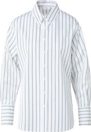 Akris punto Stripe Button-Down Shirt