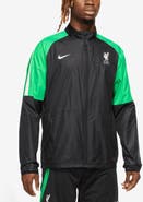 Nike Men's Nike Black Liverpool Academy AWF Raglan Full-Zip Jacket