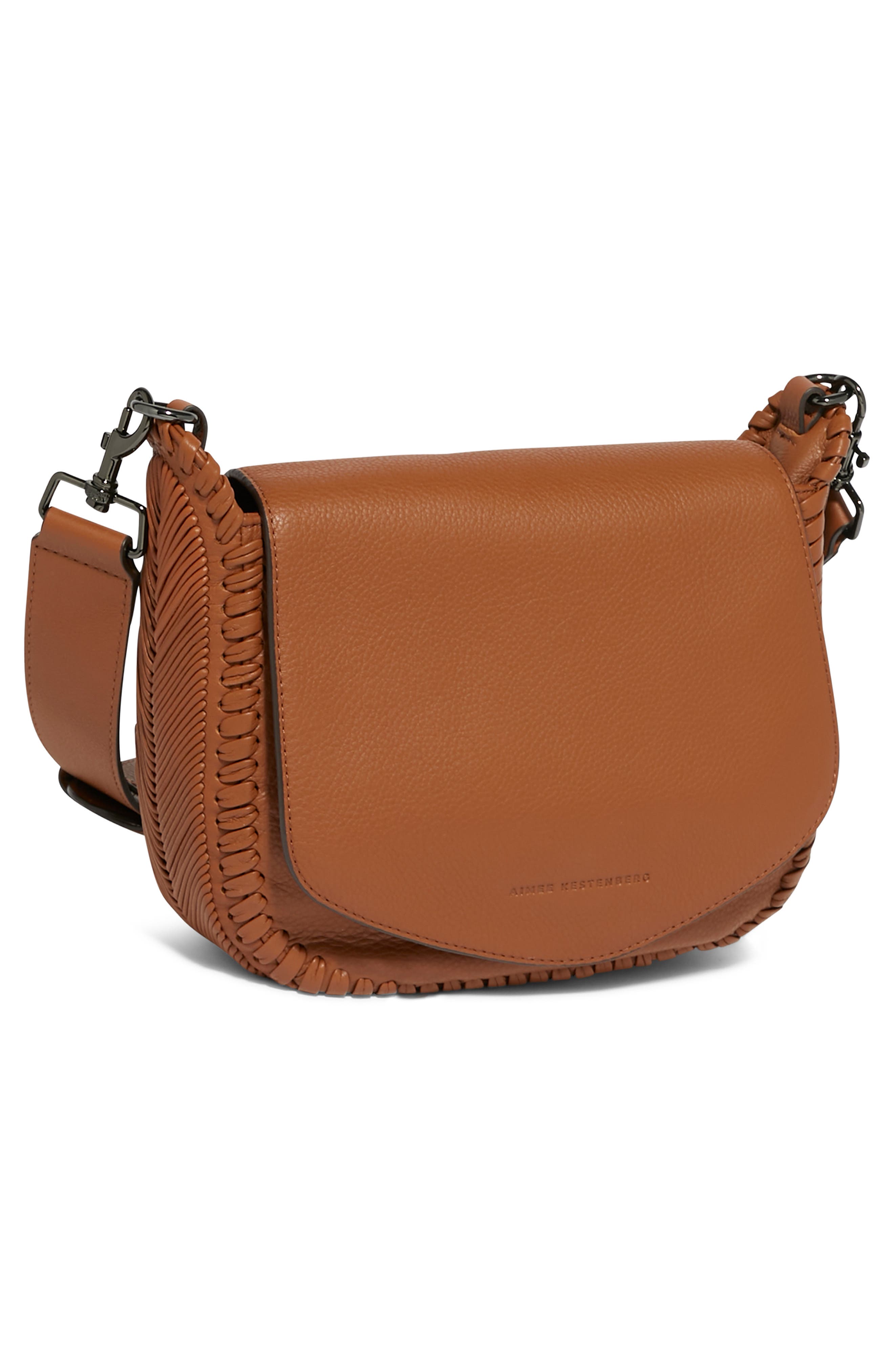 All for Love Leather Crossbody Bag, Alternate, color, CHESTNUT
