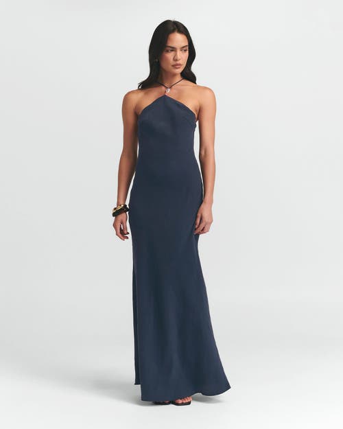 St Mrlo Anais Slip Dress In Blue
