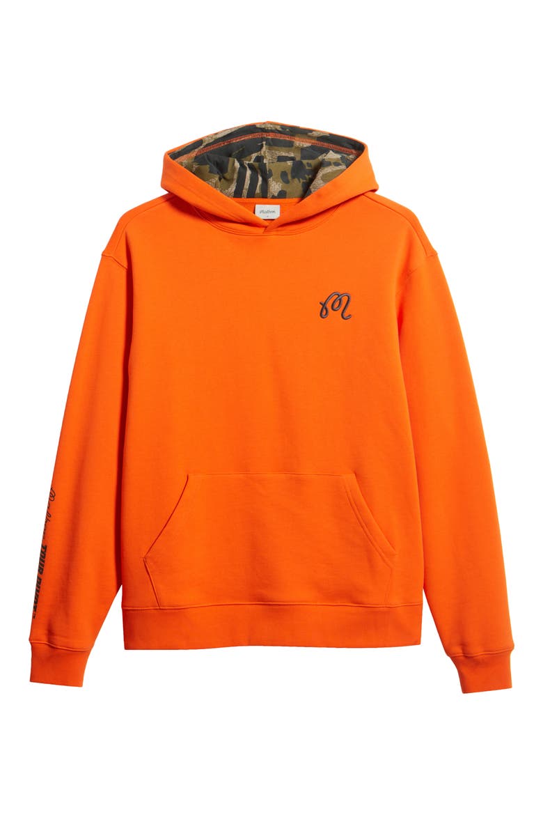 Fesque Tour Divot Camo Hoodie, Alternate, color, FLAME / BARK CAMO