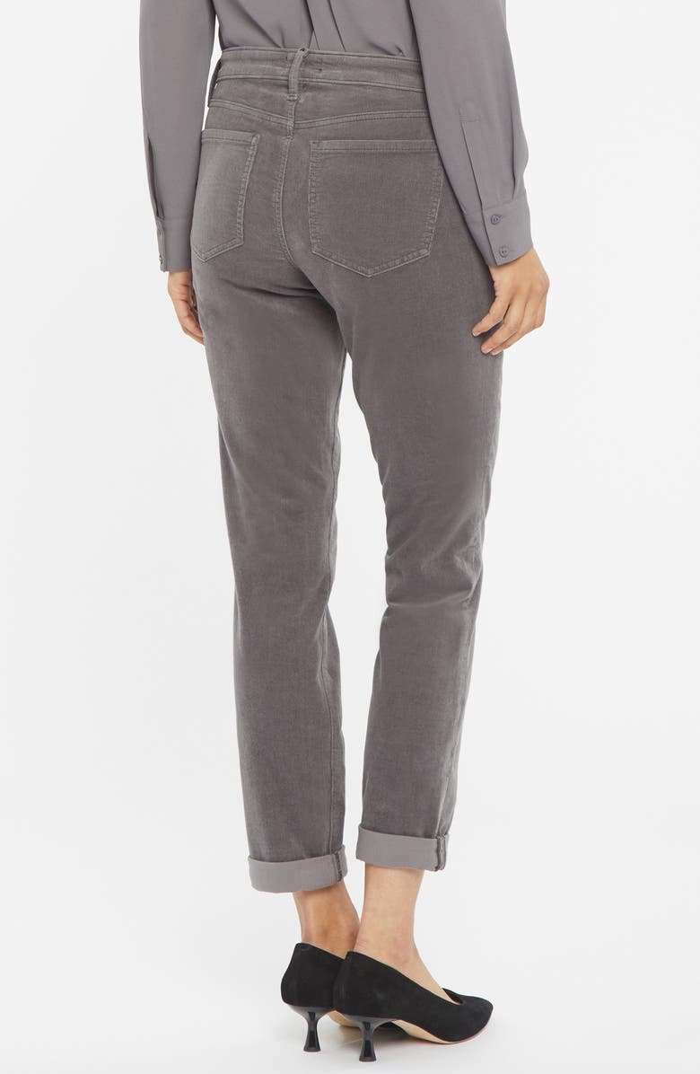 NYDJ Margot Straight Leg Girlfriend Corduroy Pants, Alternate, color,