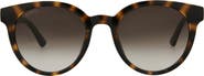 Gucci 56mm Round Sunglasses