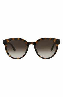 Gucci 56mm Round Sunglasses