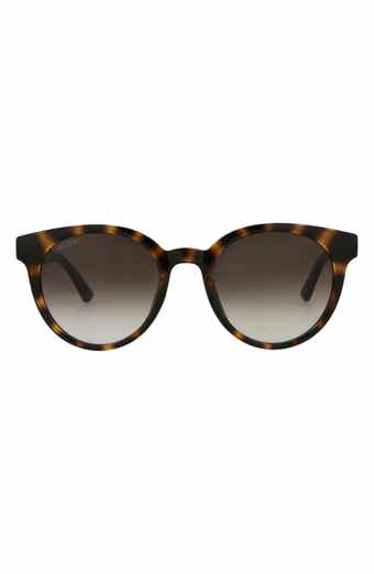 Gucci 56mm Round Sunglasses