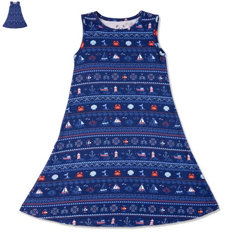 Kids' Sail Away Fair Isle Sleeveless Dress