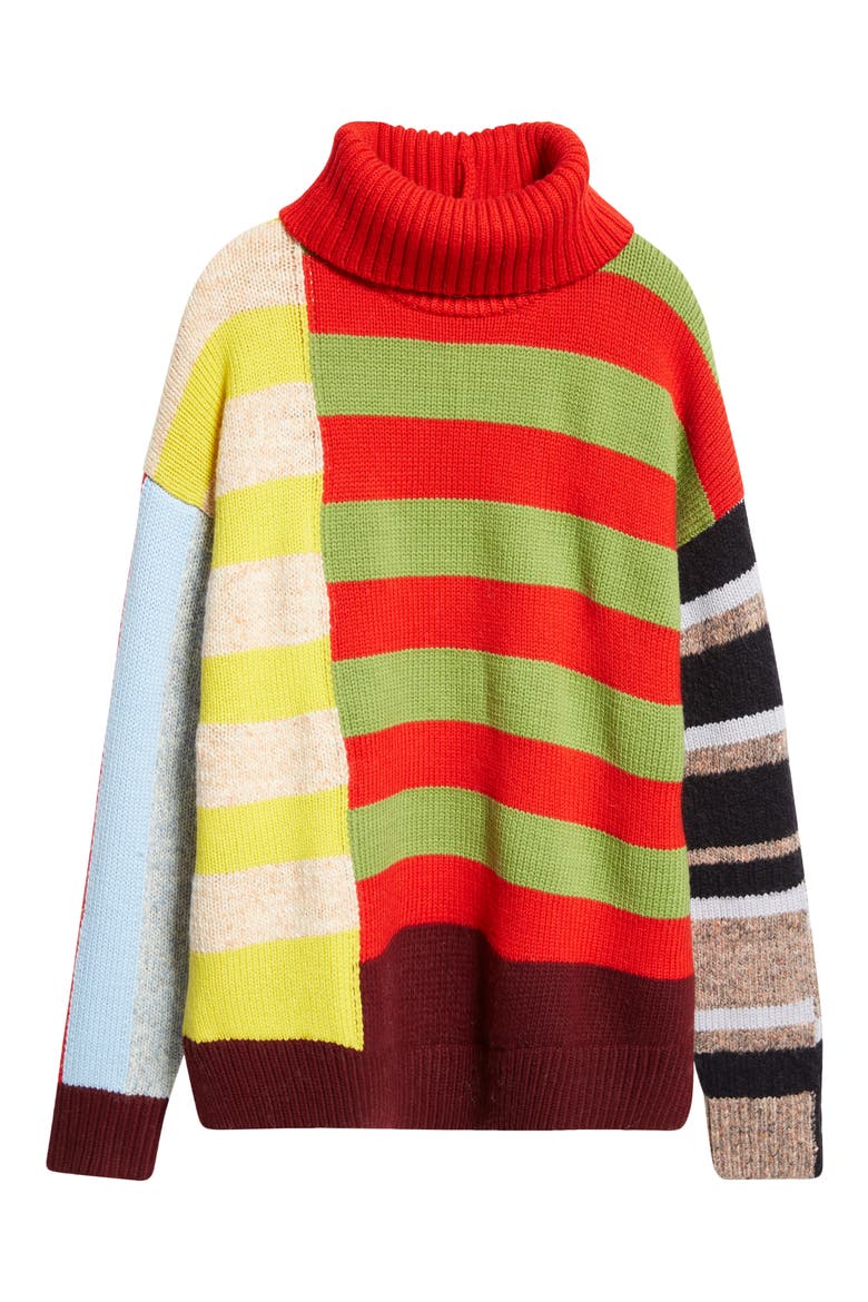 Paul One of a Kind Turtleneck Sweater, Alternate, color, MULTI