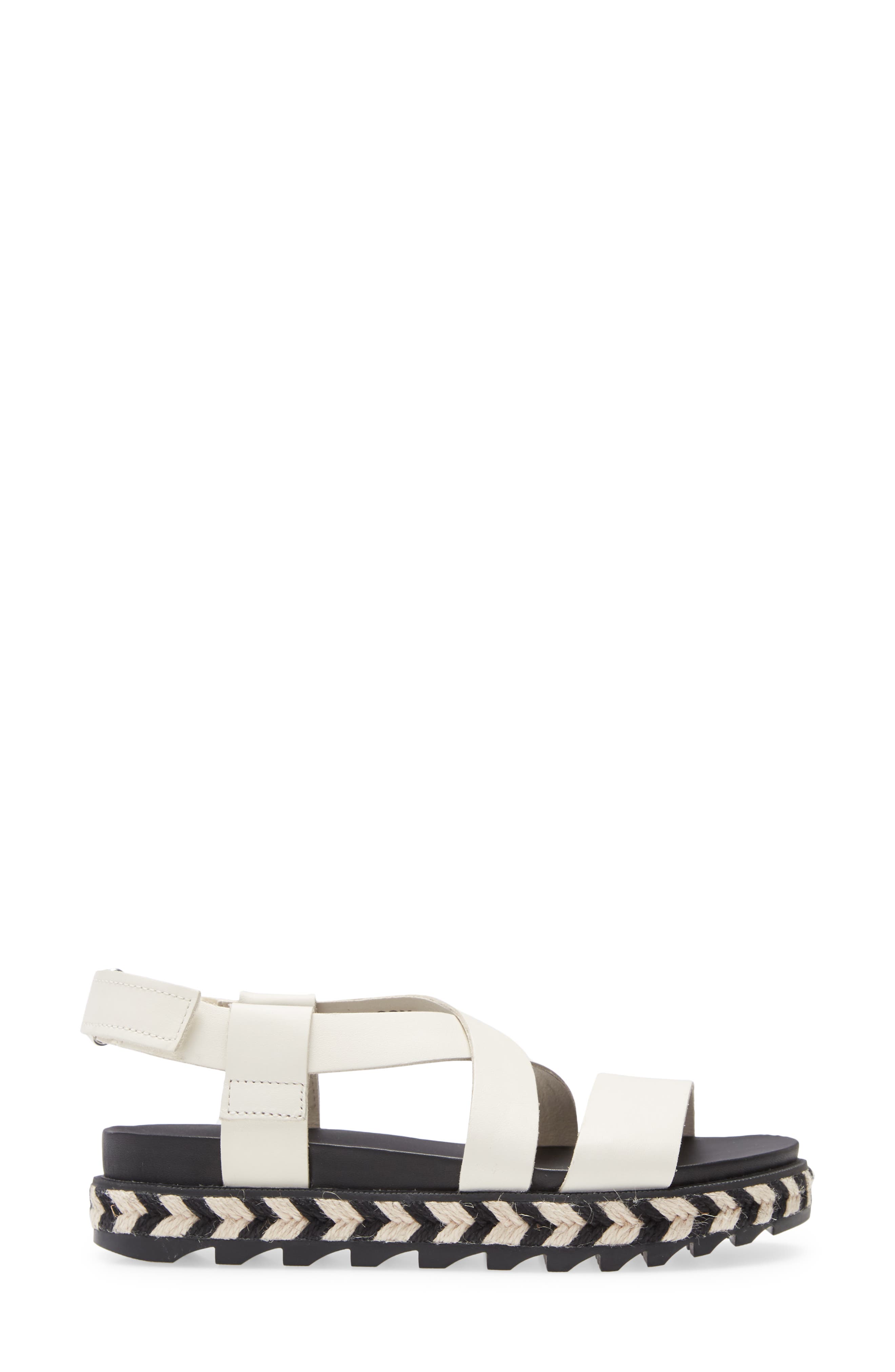 Roaming Crisscross Sandal, Alternate, color, CHALK