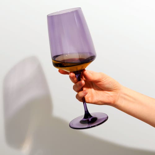 Viski Reserve Nouveau Crystal Wine Glasses Set Of 2