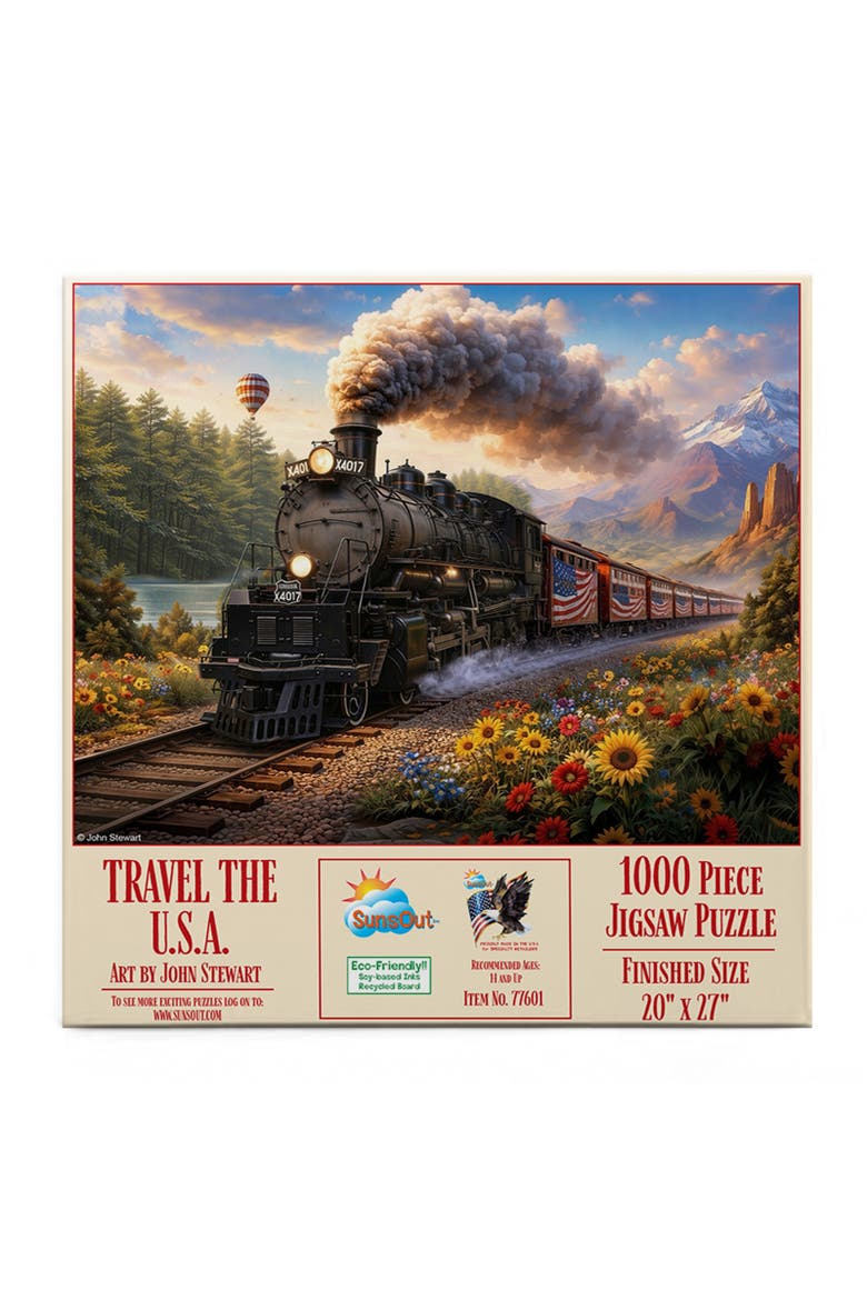 Travel the U.S.A. 1000, Alternate, color, Multicolor