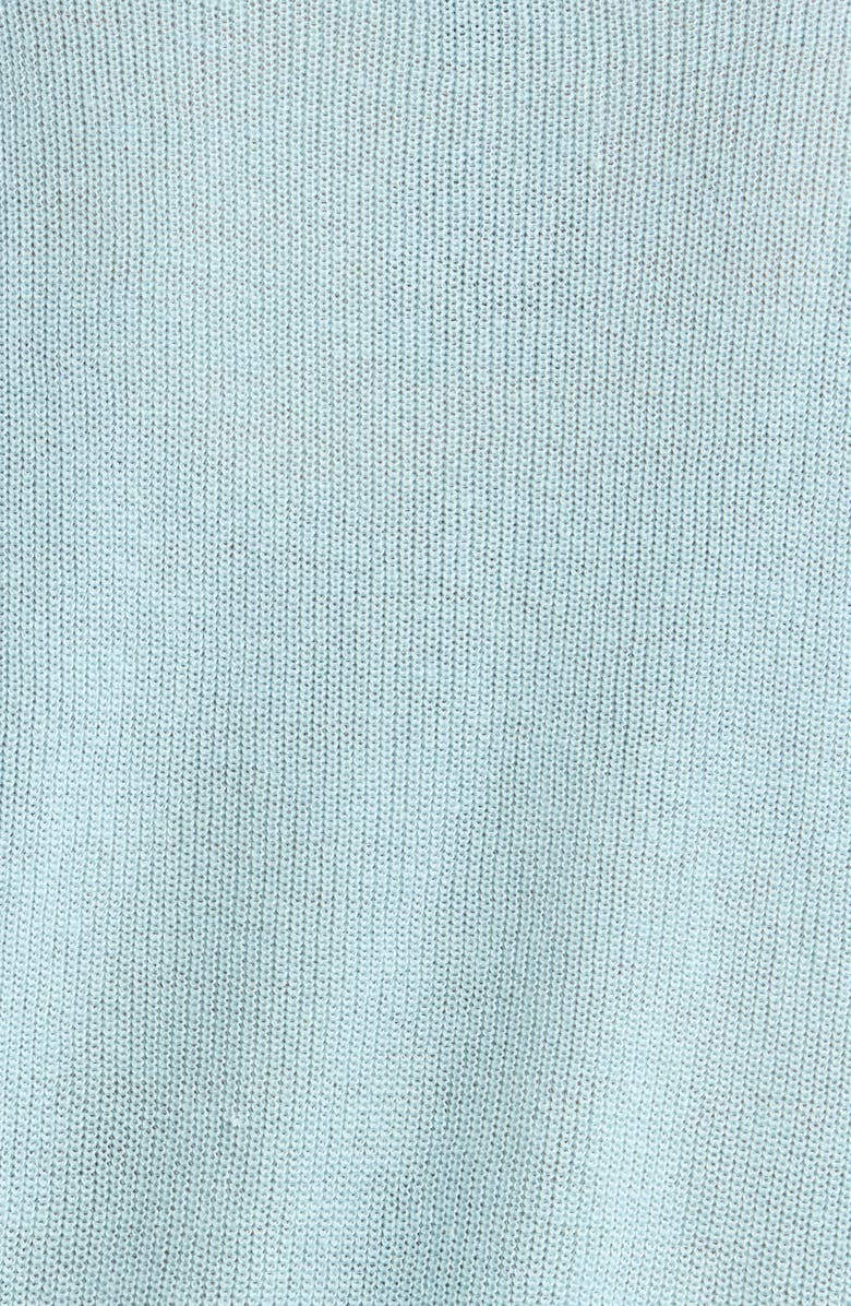 Eileen Fisher Organic Linen & Cotton Blend Crewneck Sweater, Alternate, color, Breeze