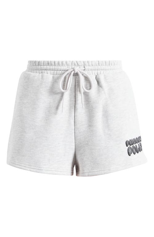 Princess Polly Cotton Blend Drawstring Sweat Shorts In Gray
