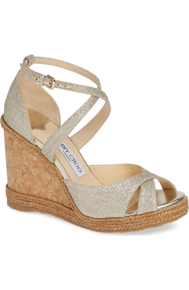 Jimmy Choo Alanah Espadrille Wedge Sandal, Main, color,