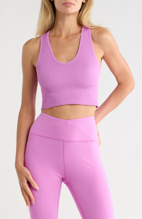 Rib Seamless Highline V-Neck Tank