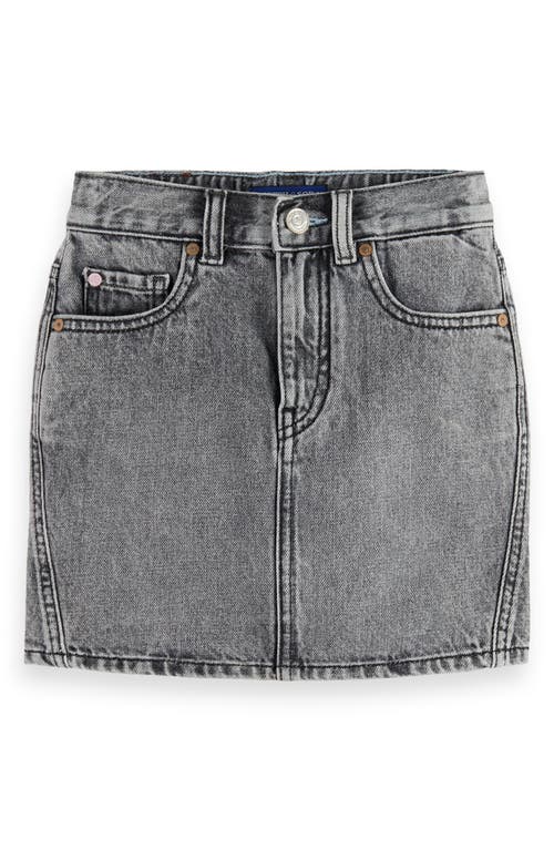 Scotch & Soda Kids' Denim Skirt In Blue