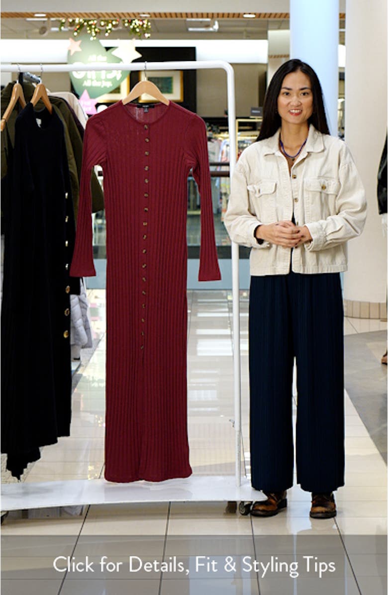 Long Sleeve Knit Dress, sales video thumbnail