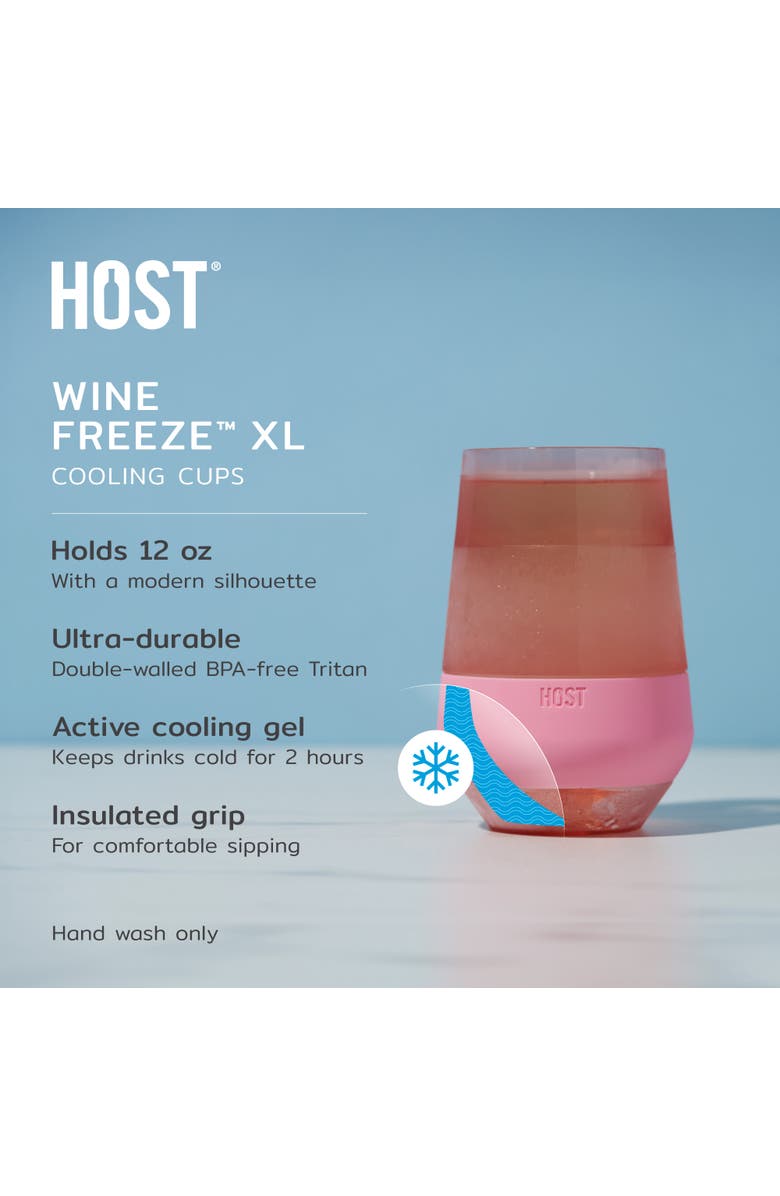 HOST Wine FREEZE XL Cooling Cup Set of 4, Alternate, color, Tinted