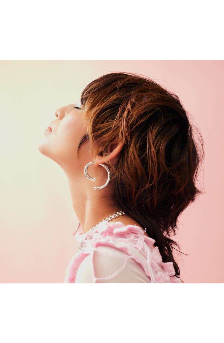 67jewelry Swirl Pearl Earrings, Alternate, color, Silver