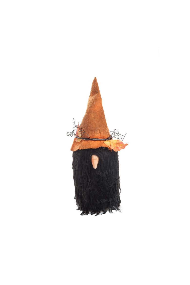 Hairy Montague Gnome Halloween Joe Spencer Gathered Traditions Figurine, Main, color, Black