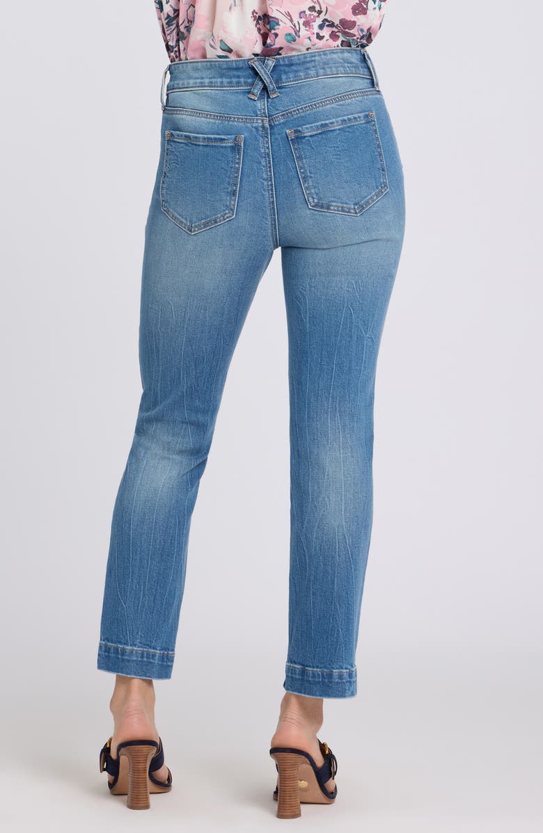NYDJ Sheri Slim Straight Leg Jeans, Alternate, color, Pacifica