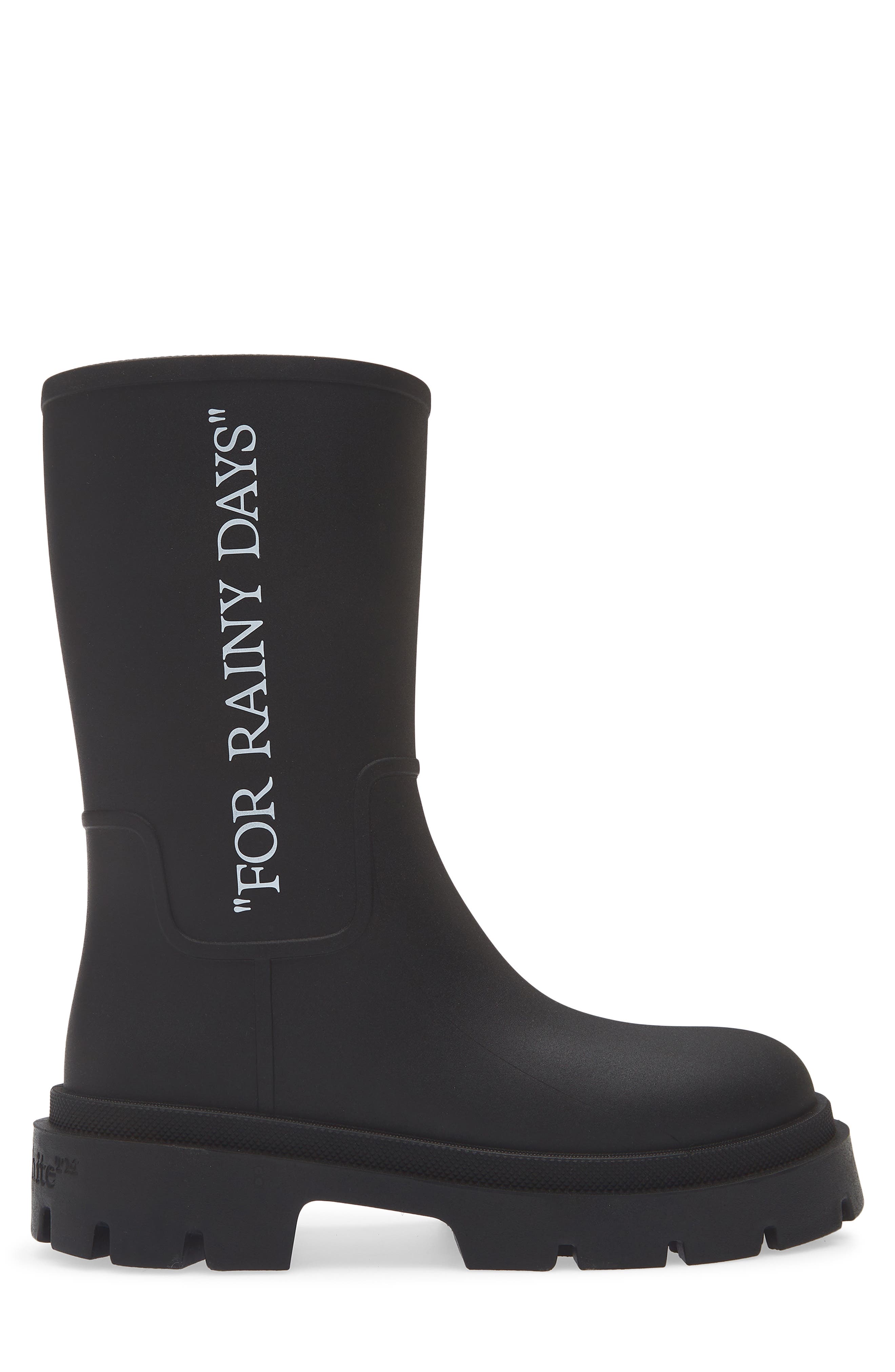 Off-White Reboot Rainy Days Rain Boot, Alternate, color, 