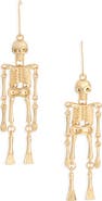 Leith Halloween Skeleton Drop Earrings