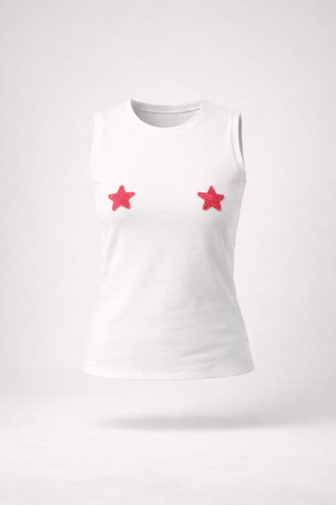 Dos Estrellas Organic Cotton Graphic Tank