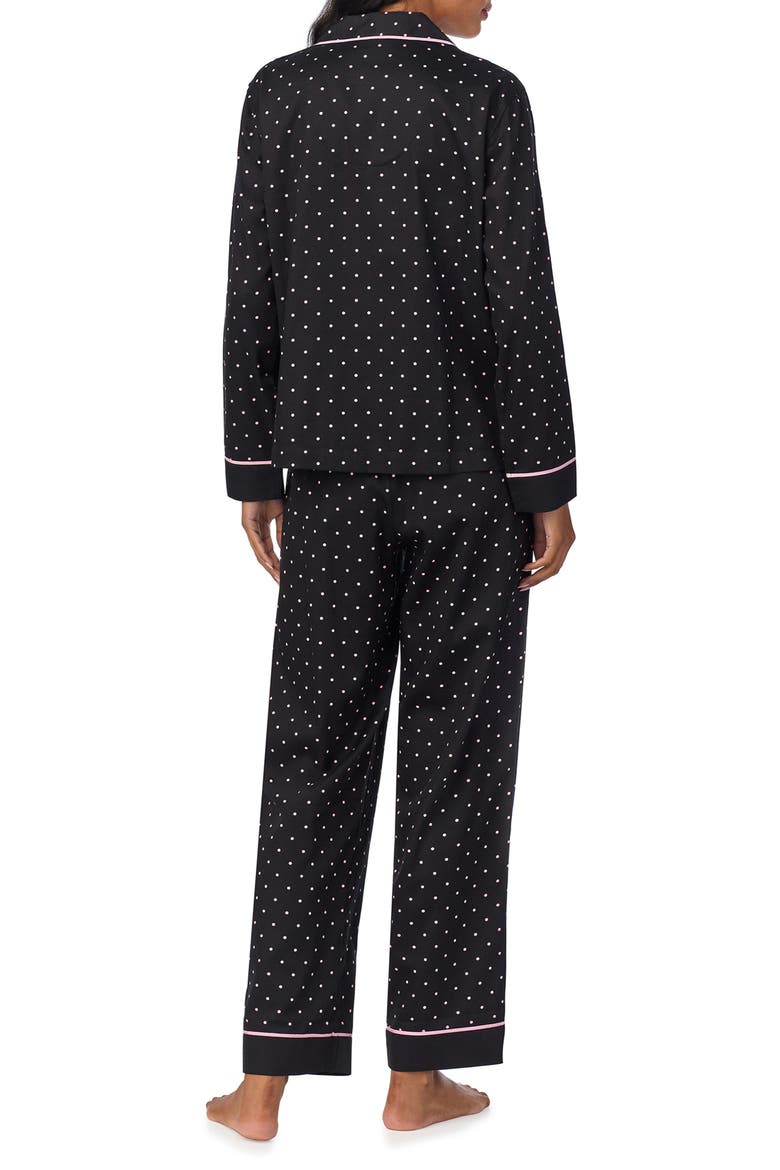 Long Sleeve Pajamas, Alternate, color, BLACK DOT