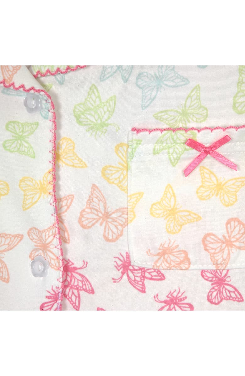 SLEEP ON IT Kids' Two-Piece Short Pajamas & Headband Set, Alternate, color, White