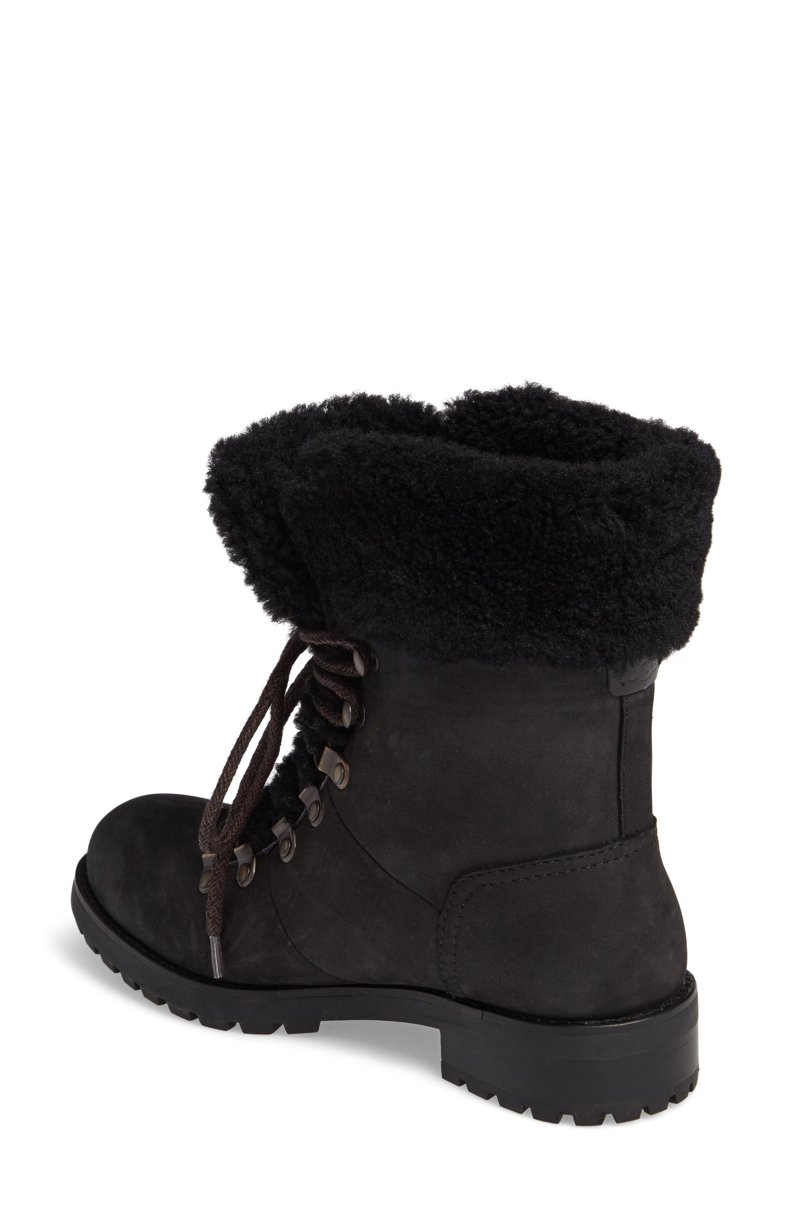 UGG<sup>®</sup> Fraser Genuine Shearling Water Resistant Boot, Alternate, color, 