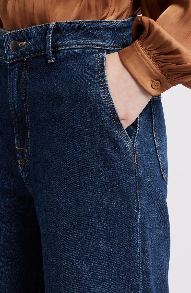 Nordstrom High Waist Wide Leg Jeans, Alternate, color, 