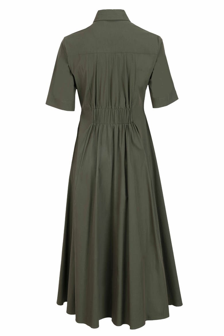 Rylie Midi Dress, Alternate, color, KHAKI