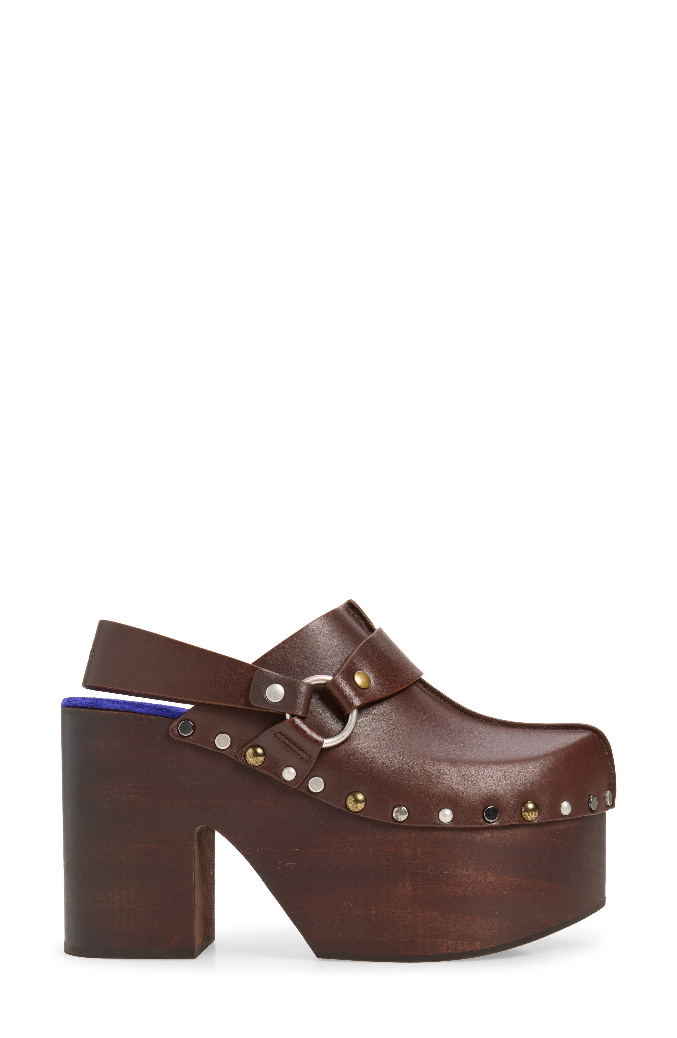 Talis Platform Clog, Alternate, color, SOMBER BROWN