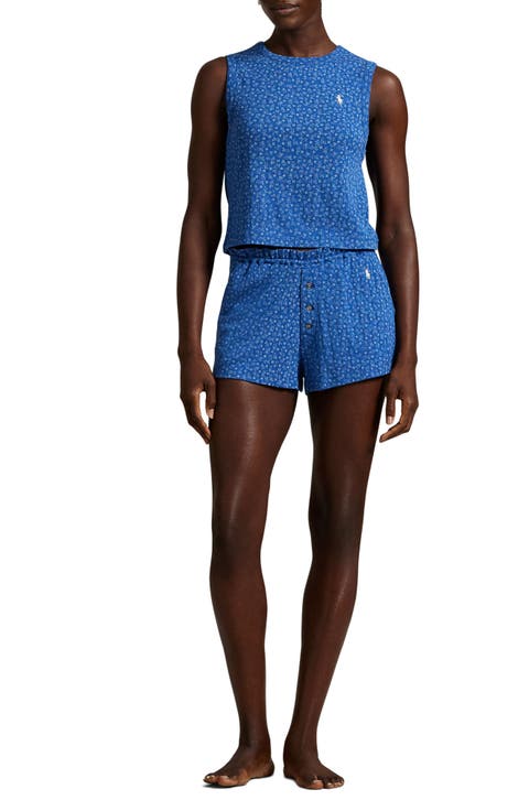 Logo Detail Cotton Short Pajamas