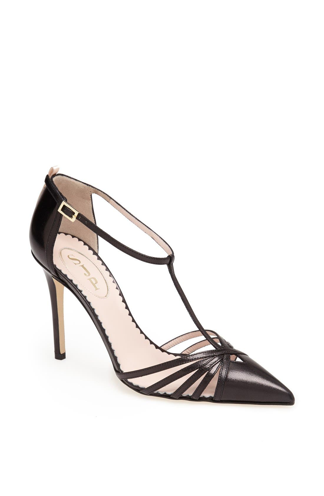 SJP by Sarah Jessica Parker 'Carrie' T-Strap Pump, Main, color, 