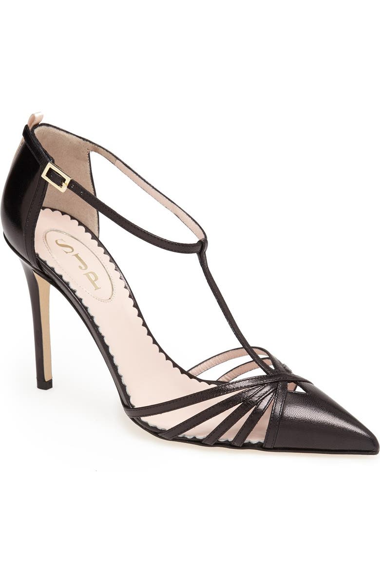 SJP by Sarah Jessica Parker 'Carrie' T-Strap Pump, Main, color,