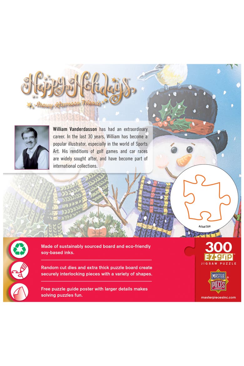 Snowy Afternoon Friends 300pc Puzzle, Alternate, color, Multicolor