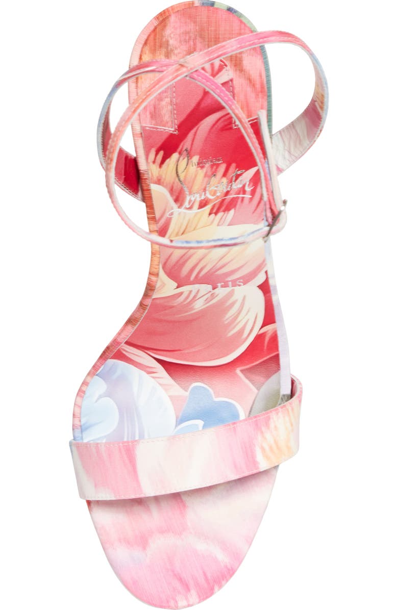 Christian Louboutin Miss Z Queen Slingback Pump, Alternate, color, Pink Multi