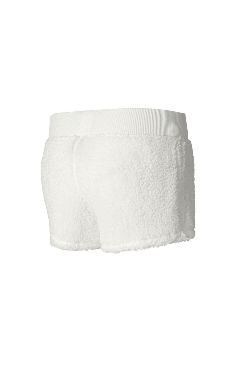 CONCEPTS SPORT Women's Concepts Sport  White Kansas City Chiefs Fluffy Pullover Sweatshirt & Shorts Sleep Set, Alternate, color, 